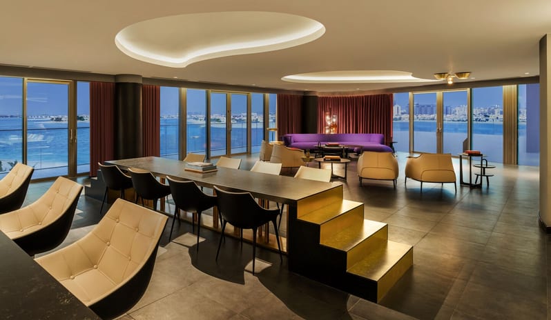 W Dubai The Palm - E Wow Suite Living Room